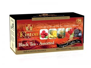 Кинтон черный цейлонский чай в пакетиках Ассорти