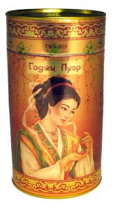 Серия Чю Хуа 929 Годжи Пуэр 150г ―  аутентичный чай из Китая и Цейлона 