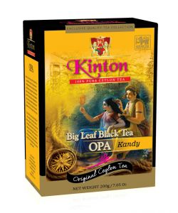 Кинтон чай плантационный Канди  к/п 200 г х 20 шт цейлонский черный ―  аутентичный чай из Китая и Цейлона 