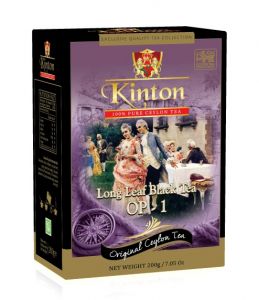 Кинтон цейлонский черный чай ОР-1 200 г ―  аутентичный чай из Китая и Цейлона 